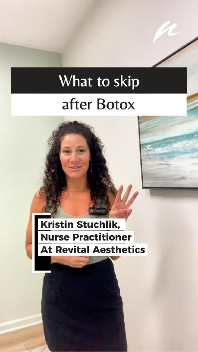 What to skip after Botox — Instagram reel